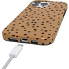 image:imageCasely iPhone 16 Pro Case  Mystic Moss  Green Enchanted Shimmer  Compatible with MagSafe  Classic Ultra Slim DesignSpot On  Dotted Animal Print