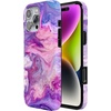 image:imageCasely iPhone 16 Pro Case  Mystic Moss  Green Enchanted Shimmer  Compatible with MagSafe  Classic Ultra Slim DesignTie Dying Over You  Purple Marble iPhone