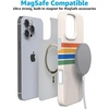 image:imageCasely iPhone 16 Pro Case  Mystic Moss  Green Enchanted Shimmer  Compatible with MagSafe  Classic Ultra Slim DesignTotally Groovy  Rainbow Stripes Color Block
