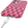 image:imageCasely iPhone 16 Pro Case  Mystic Moss  Green Enchanted Shimmer  Compatible with MagSafe  Classic Ultra Slim DesignVibe Check  Pink Checkerboard