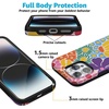 image:imageCasely iPhone 16 Pro Max Case  Night Walk  The Beatles Abbey Road Dual Image  Bold Protective Design  MagSafe Compatible DesignFlower Patch  MultiColor Floral