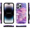 image:imageCasely iPhone 16 Pro Max Case  Night Walk  The Beatles Abbey Road Dual Image  Bold Protective Design  MagSafe Compatible DesignTie Dying Over You  Purple Marble