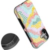 image:imageCasely iPhone 17 Case  Kiwi Kiss  Matcha Green Shimmer  Bold Protective Design  MagSafe Compatible DesignColor Me Happy  Doodle Colorblock