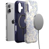 image:imageCasely iPhone 17 Case  Kiwi Kiss  Matcha Green Shimmer  Bold Protective Design  MagSafe Compatible DesignCupids Canvas  Periwinkle Floral