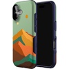 image:imageCasely iPhone 17 Case  Kiwi Kiss  Matcha Green Shimmer  Bold Protective Design  MagSafe Compatible DesignEndless Peaks  Colorblock Mountain