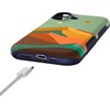 image:imageCasely iPhone 17 Case  Kiwi Kiss  Matcha Green Shimmer  Bold Protective Design  MagSafe Compatible DesignEndless Peaks  Colorblock Mountain