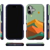image:imageCasely iPhone 17 Case  Kiwi Kiss  Matcha Green Shimmer  Bold Protective Design  MagSafe Compatible DesignEndless Peaks  Colorblock Mountain