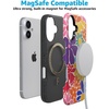 image:imageCasely iPhone 17 Case  Kiwi Kiss  Matcha Green Shimmer  Bold Protective Design  MagSafe Compatible DesignFlower Patch  MultiColor Floral
