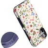 image:imageCasely iPhone 17 Case  Kiwi Kiss  Matcha Green Shimmer  Bold Protective Design  MagSafe Compatible DesignGarden Party  Mushroom Floral