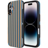 image:imageCasely iPhone 17 Case  Kiwi Kiss  Matcha Green Shimmer  Bold Protective Design  MagSafe Compatible DesignGo New York  Blue  Orange Stripes