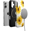 image:imageCasely iPhone 17 Case  Kiwi Kiss  Matcha Green Shimmer  Bold Protective Design  MagSafe Compatible DesignGolden Garden  Yellow Sunflower