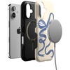 image:imageCasely iPhone 17 Case  Kiwi Kiss  Matcha Green Shimmer  Bold Protective Design  MagSafe Compatible DesignHeartstrings  Blue Bow