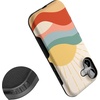 image:imageCasely iPhone 17 Case  Kiwi Kiss  Matcha Green Shimmer  Bold Protective Design  MagSafe Compatible DesignHere Comes the Sun  Colorblock Sunset