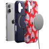 image:imageCasely iPhone 17 Case  Kiwi Kiss  Matcha Green Shimmer  Bold Protective Design  MagSafe Compatible DesignId Pick You  Red Strawberry