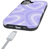 image:imageCasely iPhone 17 Case  Kiwi Kiss  Matcha Green Shimmer  Bold Protective Design  MagSafe Compatible DesignLove Song  Lavender Heart