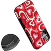 image:imageCasely iPhone 17 Case  Kiwi Kiss  Matcha Green Shimmer  Bold Protective Design  MagSafe Compatible DesignLove Song Remix  Ombre Hearts