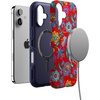 image:imageCasely iPhone 17 Case  Kiwi Kiss  Matcha Green Shimmer  Bold Protective Design  MagSafe Compatible DesignPainted Flowers  Frida Kahlo Floral