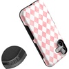 image:imageCasely iPhone 17 Case  Kiwi Kiss  Matcha Green Shimmer  Bold Protective Design  MagSafe Compatible DesignQueen of Diamonds  Pink Watercolor