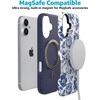 image:imageCasely iPhone 17 Case  Kiwi Kiss  Matcha Green Shimmer  Bold Protective Design  MagSafe Compatible DesignRose to Fame  Blue  White Rose Floral