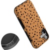 image:imageCasely iPhone 17 Case  Kiwi Kiss  Matcha Green Shimmer  Bold Protective Design  MagSafe Compatible DesignSpot On  Dotted Animal