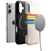 image:imageCasely iPhone 17 Case  Kiwi Kiss  Matcha Green Shimmer  Bold Protective Design  MagSafe Compatible DesignTotally Groovy  Rainbow Stripes Color Block