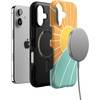 image:imageCasely iPhone 17 Case  Kiwi Kiss  Matcha Green Shimmer  Bold Protective Design  MagSafe Compatible DesignWaves  Rays  Sunshine