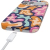 image:imageCasely iPhone 17 Pro Case  Think Pink  Solid Neon Pink  Compatible with MagSafe  Classic Ultra Slim DesignAbstract Retro  Midnight Color Splash