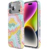 image:imageCasely iPhone 17 Pro Case  Think Pink  Solid Neon Pink  Compatible with MagSafe  Classic Ultra Slim DesignColor Me Happy  Doodle Colorblock