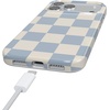 image:imageCasely iPhone 17 Pro Case  Think Pink  Solid Neon Pink  Compatible with MagSafe  Classic Ultra Slim DesignFit Check  Light Blue Checkerboard