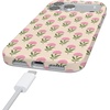 image:imageCasely iPhone 17 Pro Case  Think Pink  Solid Neon Pink  Compatible with MagSafe  Classic Ultra Slim DesignJennas Flowers  Fun on Weekdays