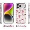 image:imageCasely iPhone 17 Pro Case  Think Pink  Solid Neon Pink  Compatible with MagSafe  Classic Ultra Slim DesignLover Girlie  Pink Bows