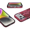 image:imageCasely iPhone 17 Pro Case  Think Pink  Solid Neon Pink  Compatible with MagSafe  Classic Ultra Slim DesignMoody Floral  Romance Novel
