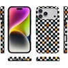 image:imageCasely iPhone 17 Pro Case  Think Pink  Solid Neon Pink  Compatible with MagSafe  Classic Ultra Slim DesignOld Skool  Retro Checkerboard