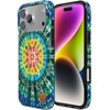 image:imageCasely iPhone 17 Pro Case  Think Pink  Solid Neon Pink  Compatible with MagSafe  Classic Ultra Slim DesignVeneta Tapestry  Grateful Dead Tie Dye
