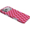 image:imageCasely iPhone 17 Pro Case  Think Pink  Solid Neon Pink  Compatible with MagSafe  Classic Ultra Slim DesignVibe Check  Pink Checkerboard
