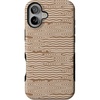 Mocha Ripple | Brown Waves