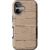 Mocha Ripple | Brown Waves