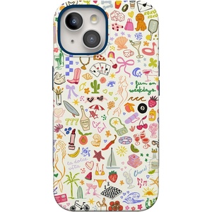 image:imageCasely iPhone 15 Plus Case  Into the Wild  White Snow Leopard  Bold Protective Design  MagSafe Compatible DesignAll the Fun Things  Fun on Weekdays