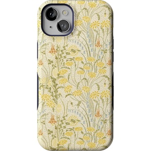 image:imageCasely iPhone 15 Plus Case  Into the Wild  White Snow Leopard  Bold Protective Design  MagSafe Compatible DesignBoho Blooms  Golden Floral