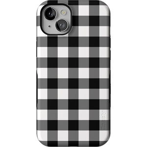 image:imageCasely iPhone 15 Plus Case  Into the Wild  White Snow Leopard  Bold Protective Design  MagSafe Compatible DesignCheck Me Out  Checkerboard