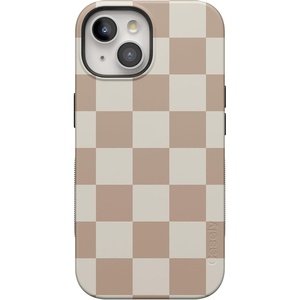 image:imageCasely iPhone 15 Plus Case  Into the Wild  White Snow Leopard  Bold Protective Design  MagSafe Compatible DesignFit Check  Neutral Checkerboard