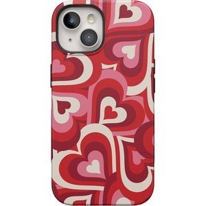 image:imageCasely iPhone 15 Plus Case  Into the Wild  White Snow Leopard  Bold Protective Design  MagSafe Compatible DesignLove Song Remix  Ombre Hearts