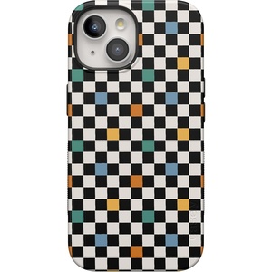 image:imageCasely iPhone 15 Plus Case  Into the Wild  White Snow Leopard  Bold Protective Design  MagSafe Compatible DesignOld Skool  Retro Checkerboard