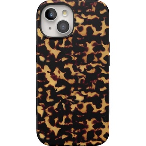 image:imageCasely iPhone 15 Plus Case  Into the Wild  White Snow Leopard  Bold Protective Design  MagSafe Compatible DesignShell Shocked  Tortoise Print