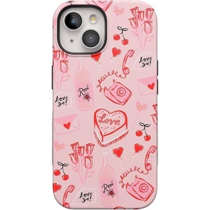 image:imageCasely iPhone 15 Plus Case  Into the Wild  White Snow Leopard  Bold Protective Design  MagSafe Compatible DesignThats Amore  Valentines