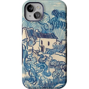 image:imageCasely iPhone 15 Plus Case  Into the Wild  White Snow Leopard  Bold Protective Design  MagSafe Compatible DesignVan Gogh  Landscape With Houses