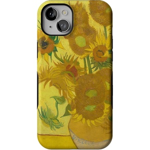 image:imageCasely iPhone 15 Plus Case  Into the Wild  White Snow Leopard  Bold Protective Design  MagSafe Compatible DesignVan Gogh  Sunflowers Floral