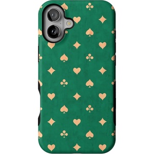 image:imageCasely iPhone 16 Case  The Boyfriend Collection  Forest Green  Bold Protective Design  Compatible with MagSafeRoyal Flush  French Deck