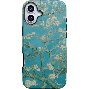 image:imageCasely iPhone 16 Case  The Boyfriend Collection  Forest Green  Bold Protective Design  Compatible with MagSafeVan Gogh  Almond Blossom Floral