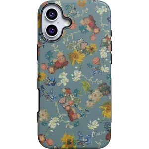 image:imageCasely iPhone 16 Case  The Boyfriend Collection  Forest Green  Bold Protective Design  Compatible with MagSafeVan Gogh  Vincents Flowers